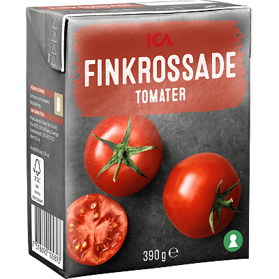 Finkrossade tomater