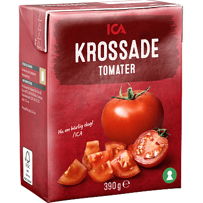 Krossade Tomater