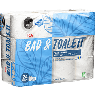 Bad & toalett toalettpapper