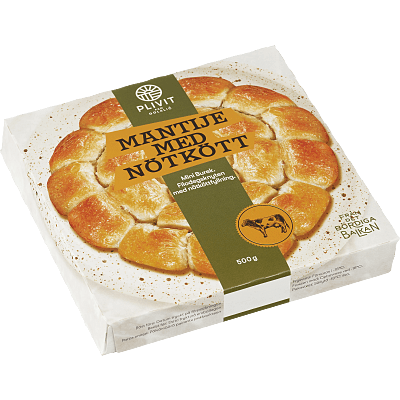 Mantije med nötkött 