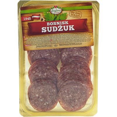 Sudjuk kallrökt skivad