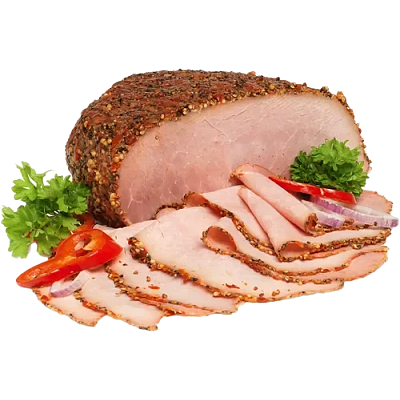 Flatrökt skinka med pastramikryddning