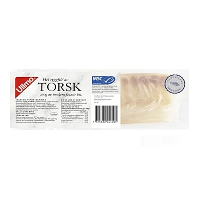 Torskryggfilé hel