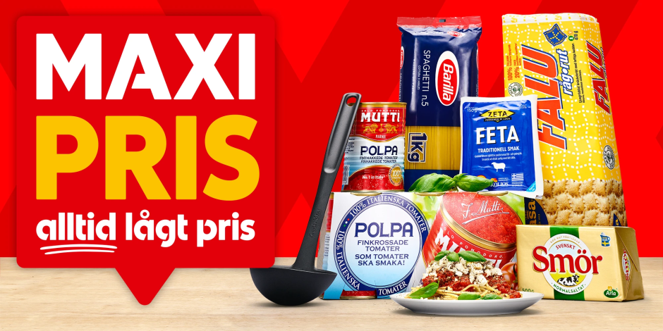 Maxipris sortiment