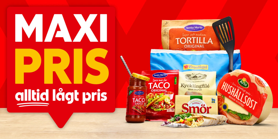 Maxipris sortiment